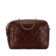 Quilted Caviar Camera Bag