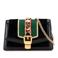 Mini GG Velvet Sylvie Shoulder Bag