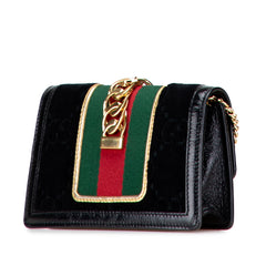 Mini GG Velvet Sylvie Shoulder Bag