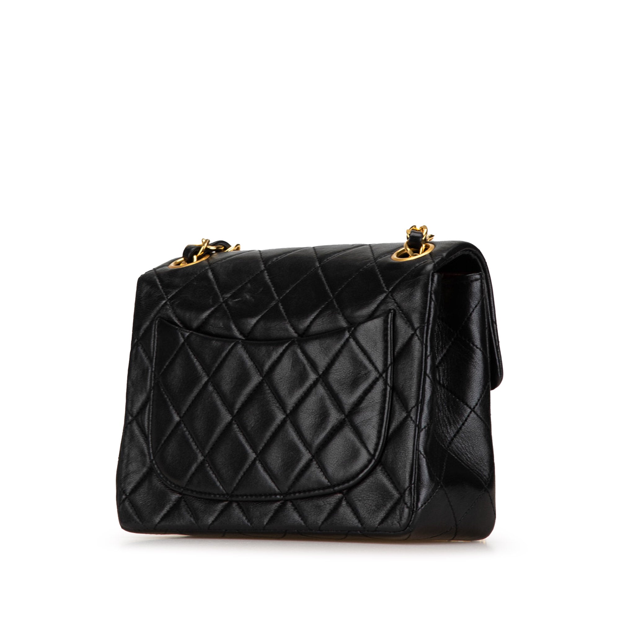 Mini Square Classic Lambskin Flap