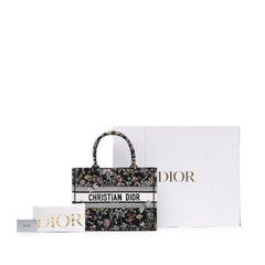 Medium Embroidered Canvas Herbarium Book Tote