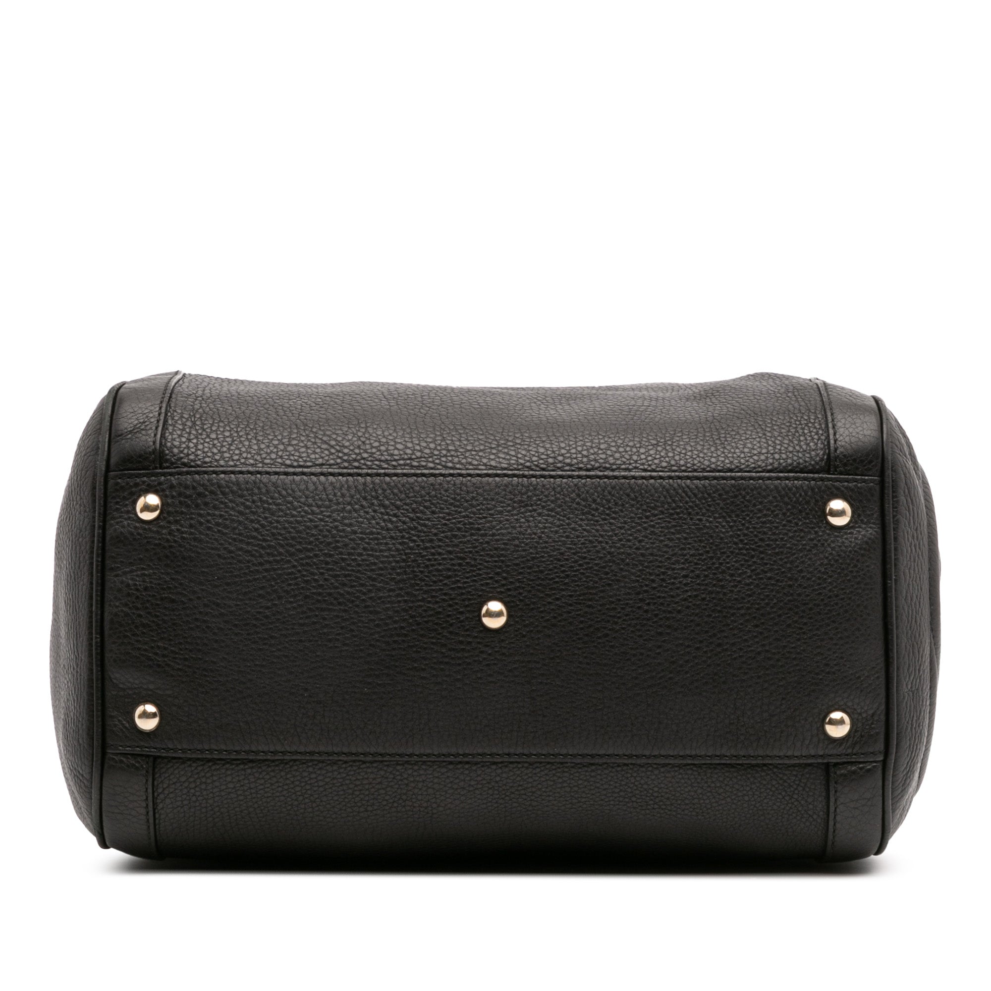 Medium Pebbled Calfskin Soho Boston Bag