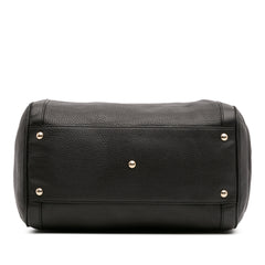 Medium Pebbled Calfskin Soho Boston Bag