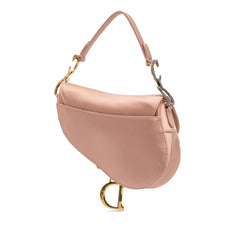 Mini Satin Crystal Embellished Saddle Bag