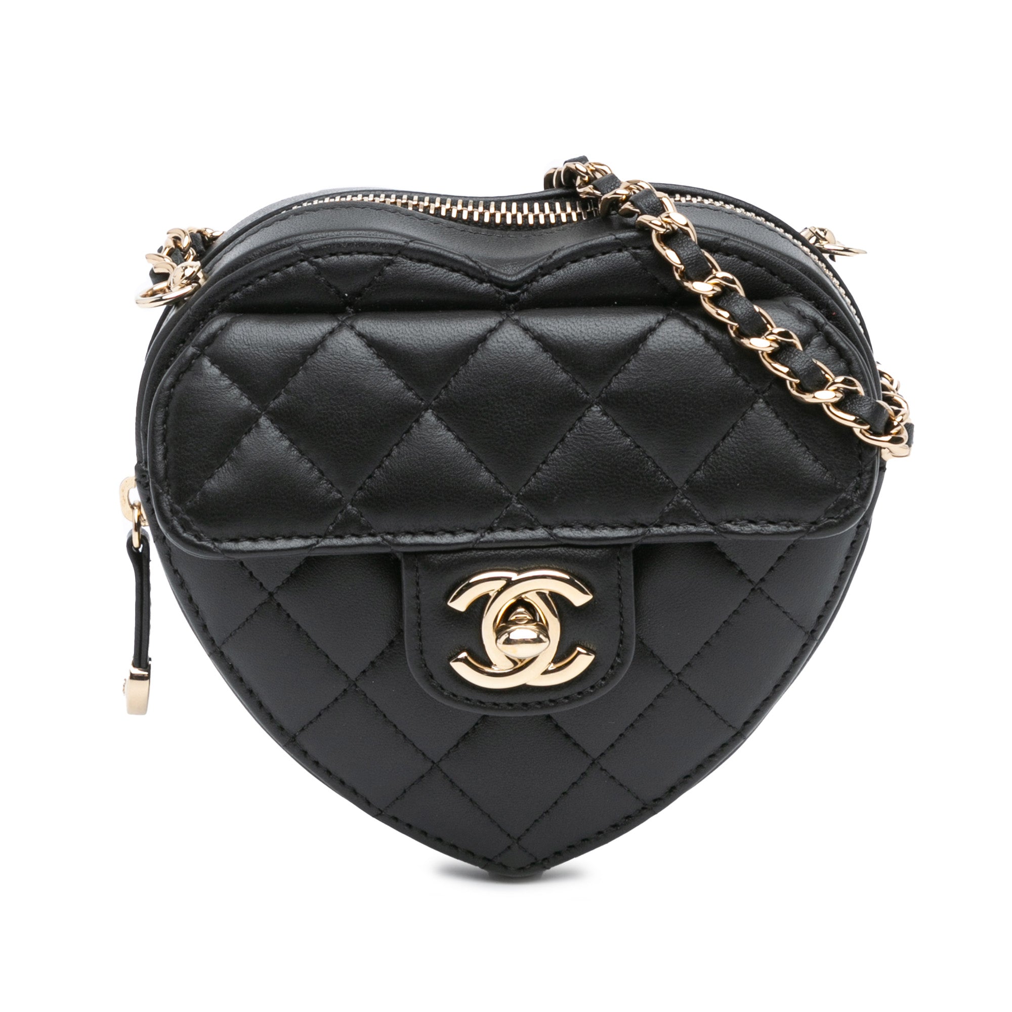 Mini Lambskin CC in Love Heart Crossbody