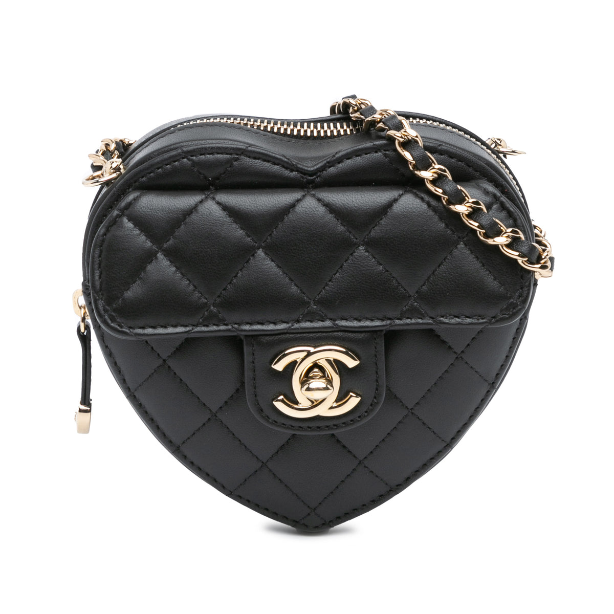 Mini Lambskin CC in Love Heart Crossbody