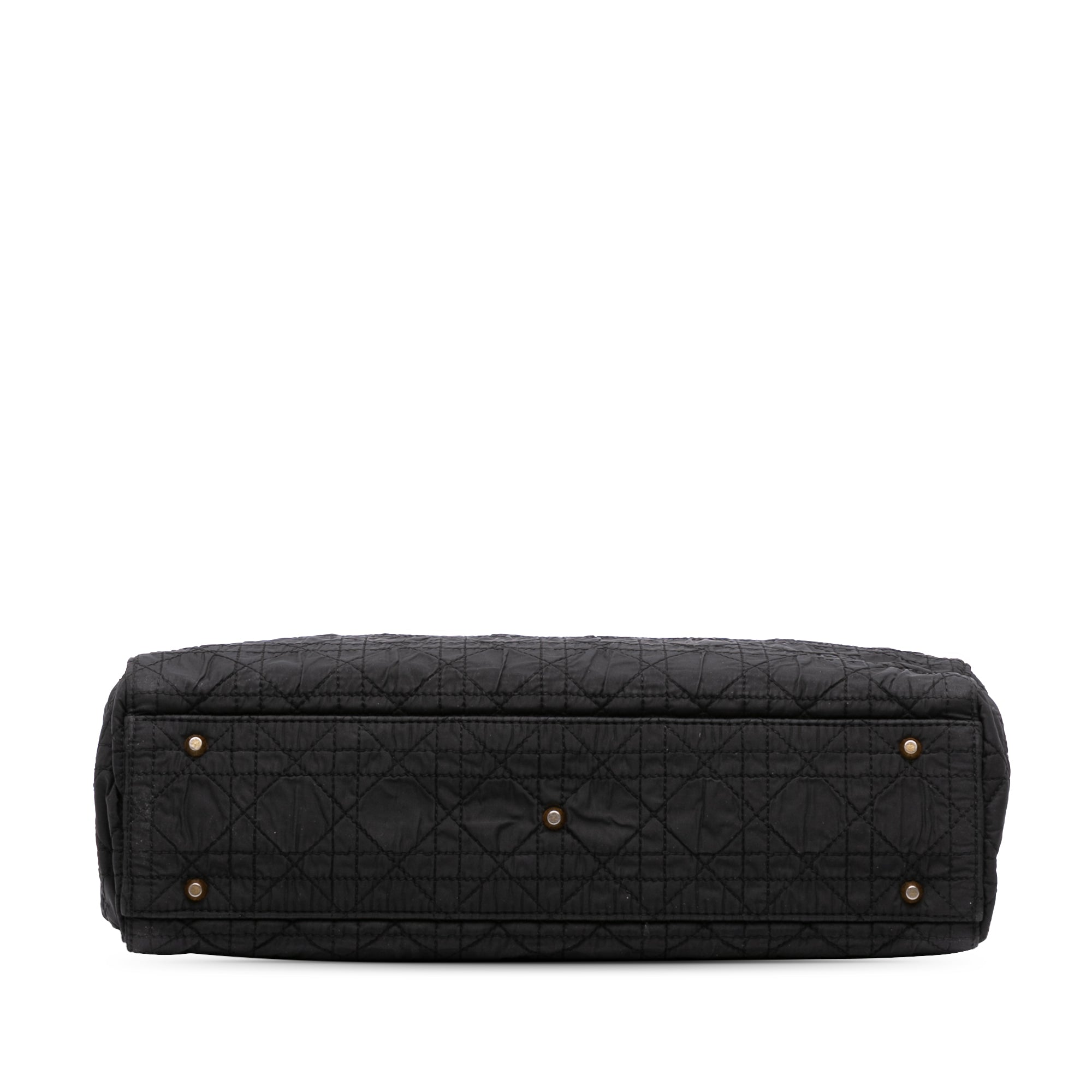 Nylon Cannage Top Handle Tote