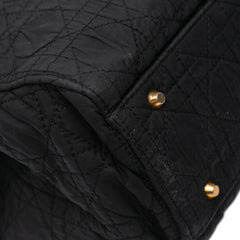 Nylon Cannage Top Handle Tote