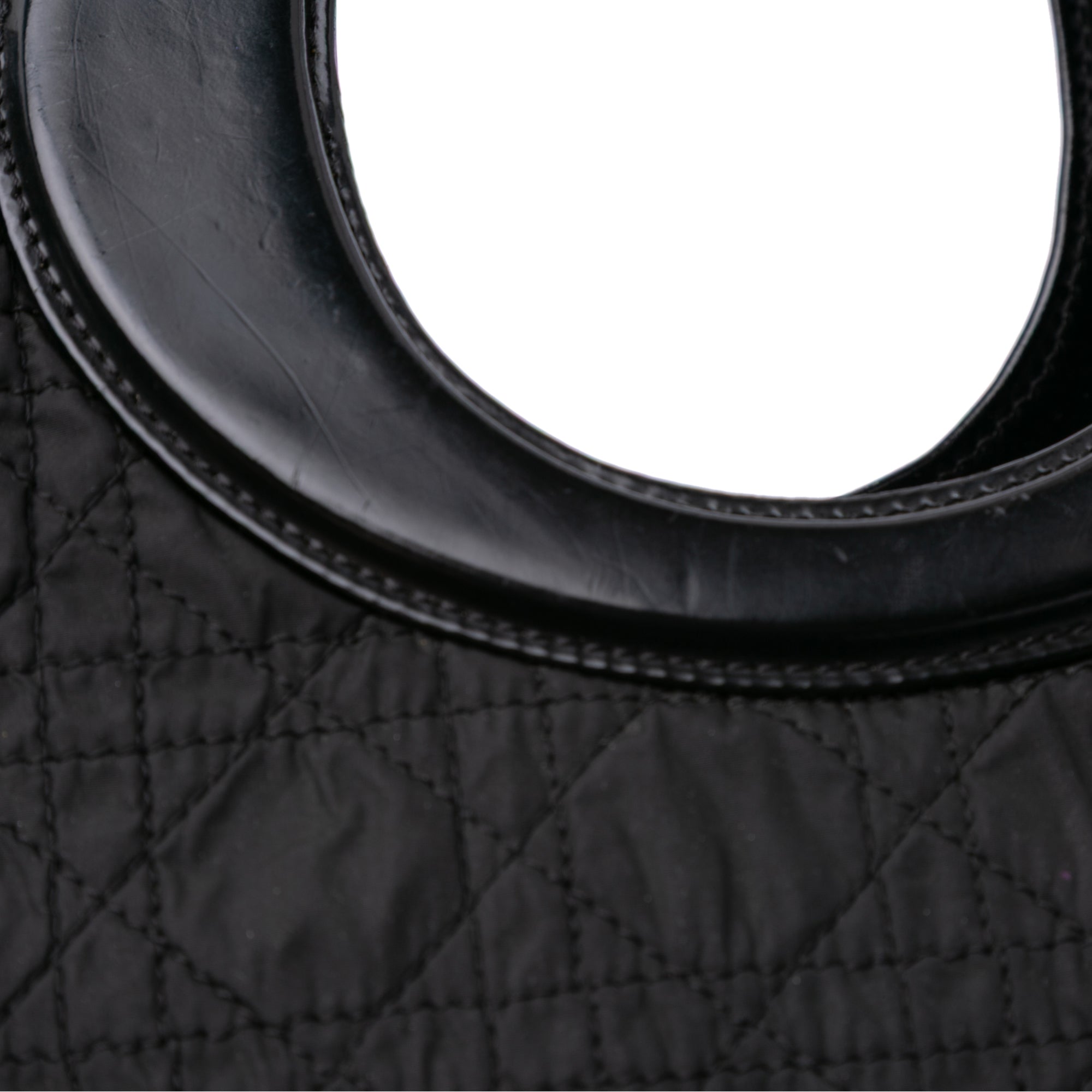 Nylon Cannage Top Handle Tote
