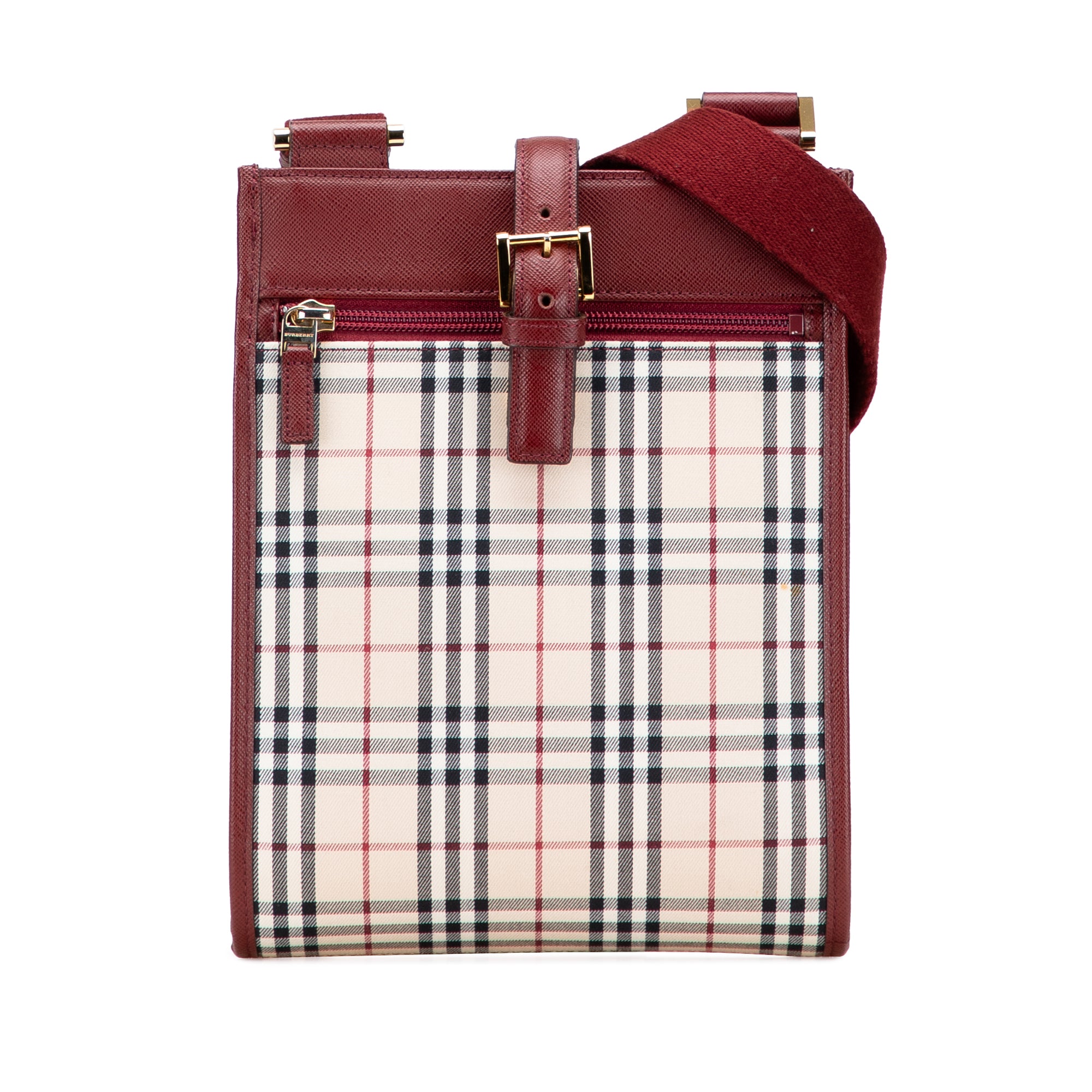 House Check Canvas Crossbody