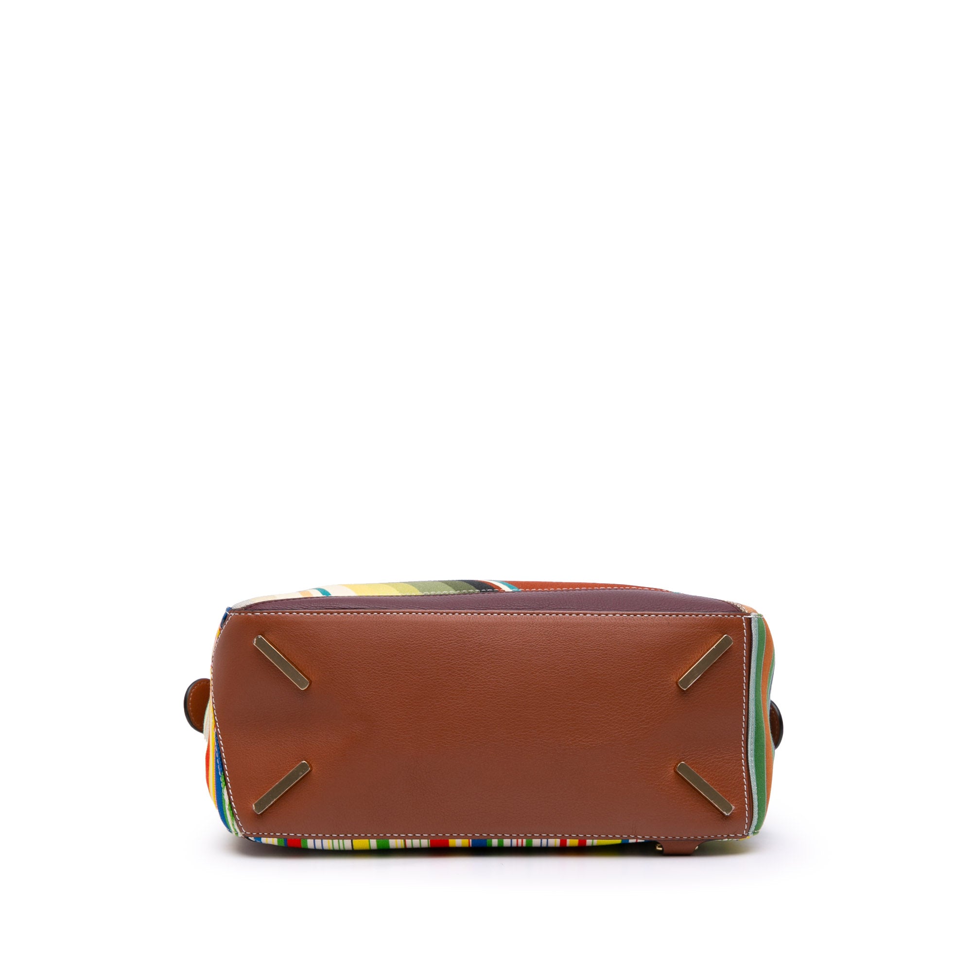 Medium Canvas and Leather Puzzle Satchel