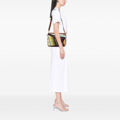 Medium Canvas and Leather Puzzle Satchel
