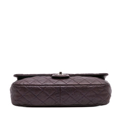 Jumbo Quilted Iridescent Caviar Easy Flap
