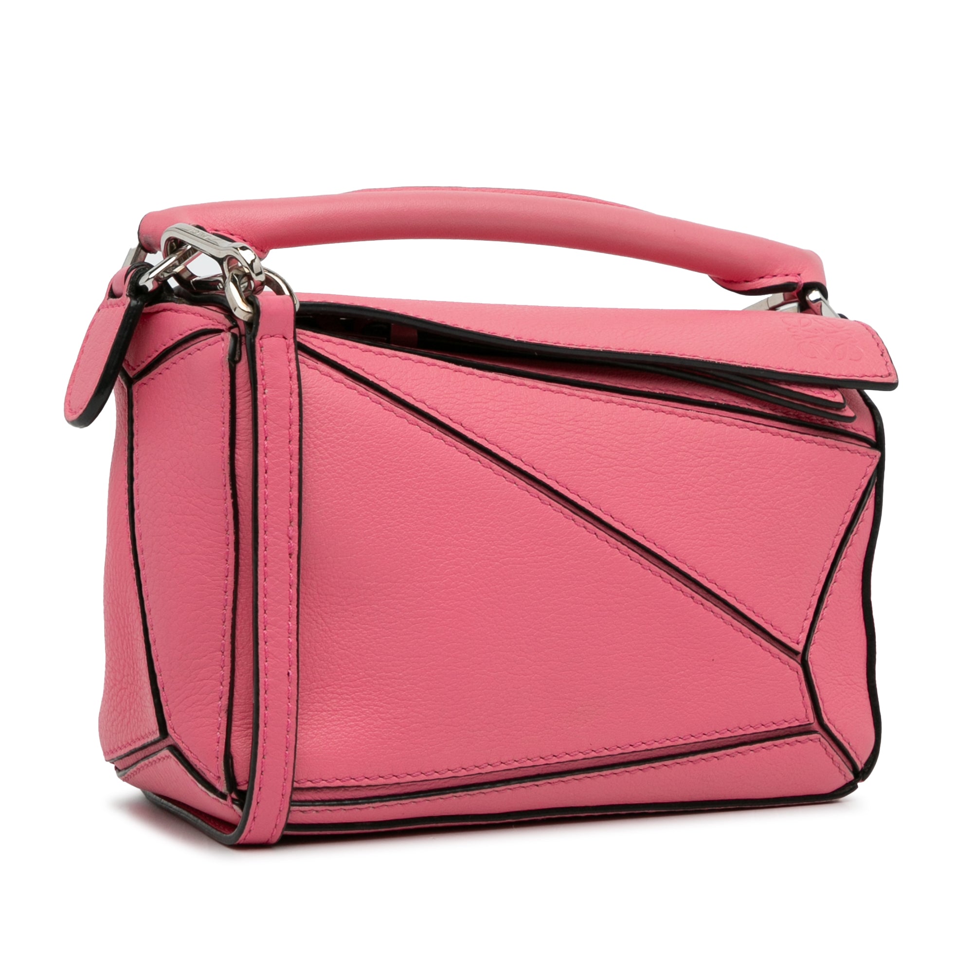 Mini Calfskin Puzzle Satchel