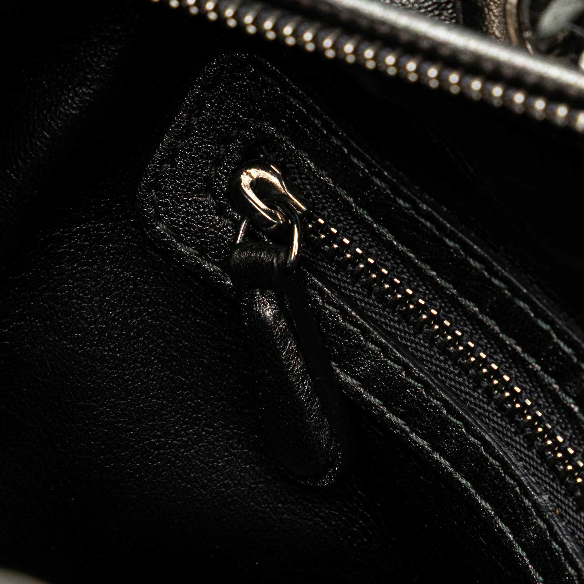 Medium Tweed Cannage Fringe Lady Dior