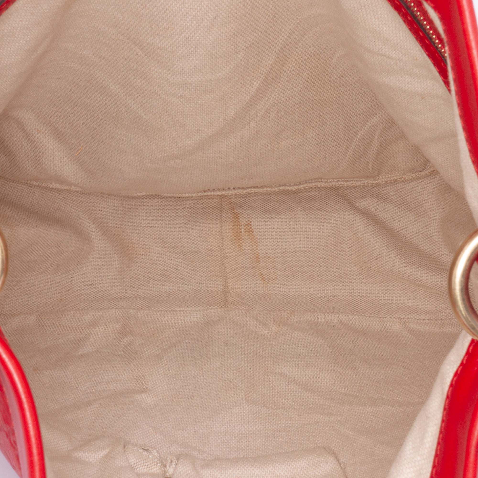 Medium Guccissima Valentine Top Handle Bag