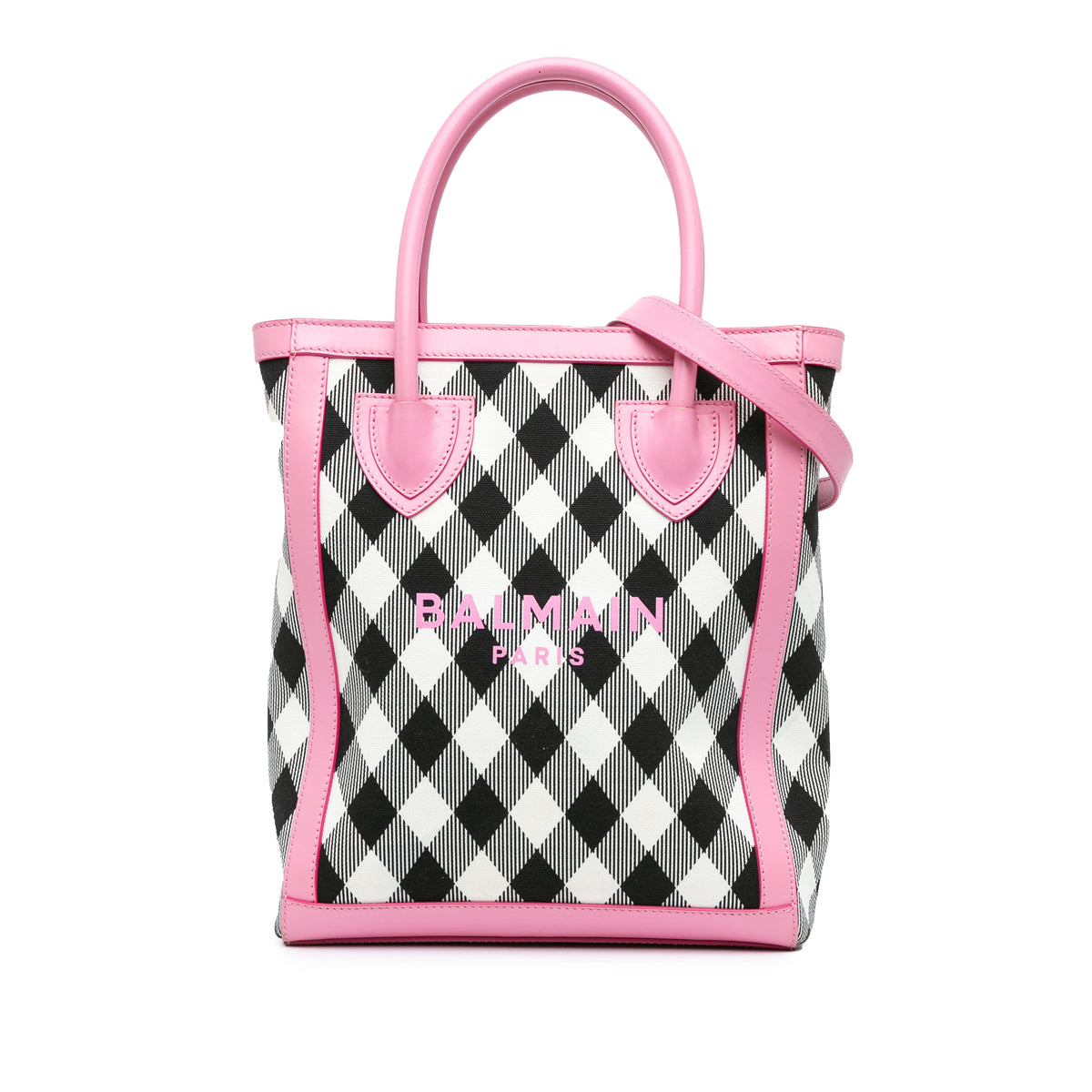 Canvas Checkered B-Army 26 Shopping Satchel