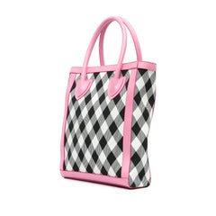 Canvas Checkered B-Army 26 Shopping Satchel