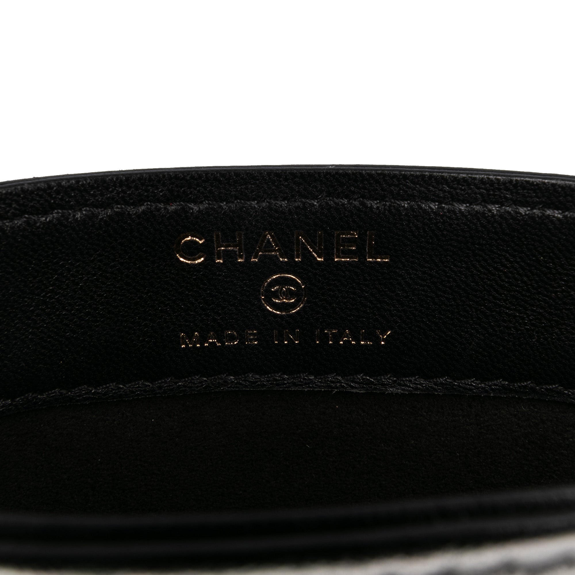 CC Quilted Lambskin Chain Around Phone Holder