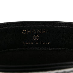 CC Quilted Lambskin Chain Around Phone Holder