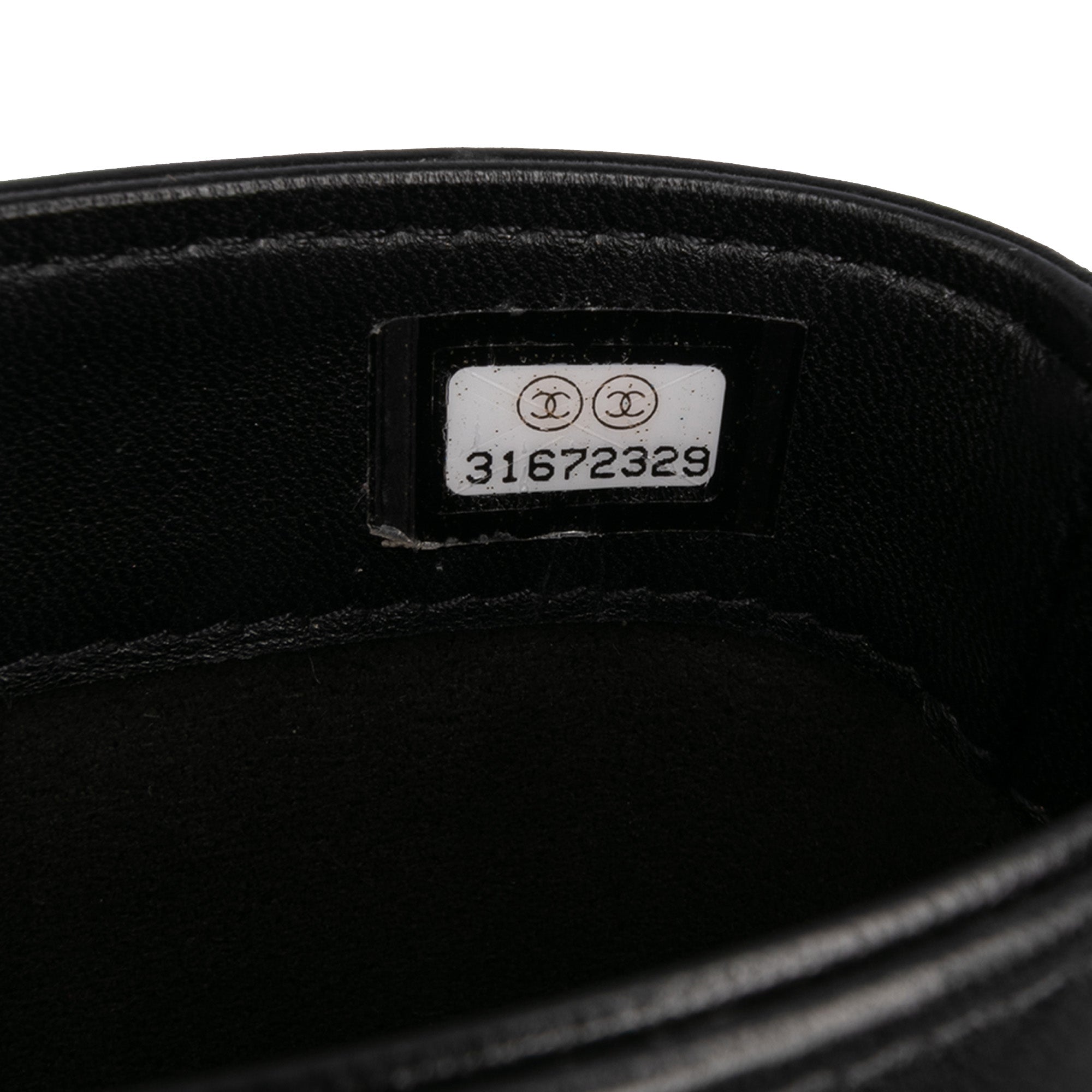 CC Quilted Lambskin Chain Around Phone Holder