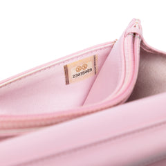 Calfskin Crystal Studded Boy Wallet on Chain