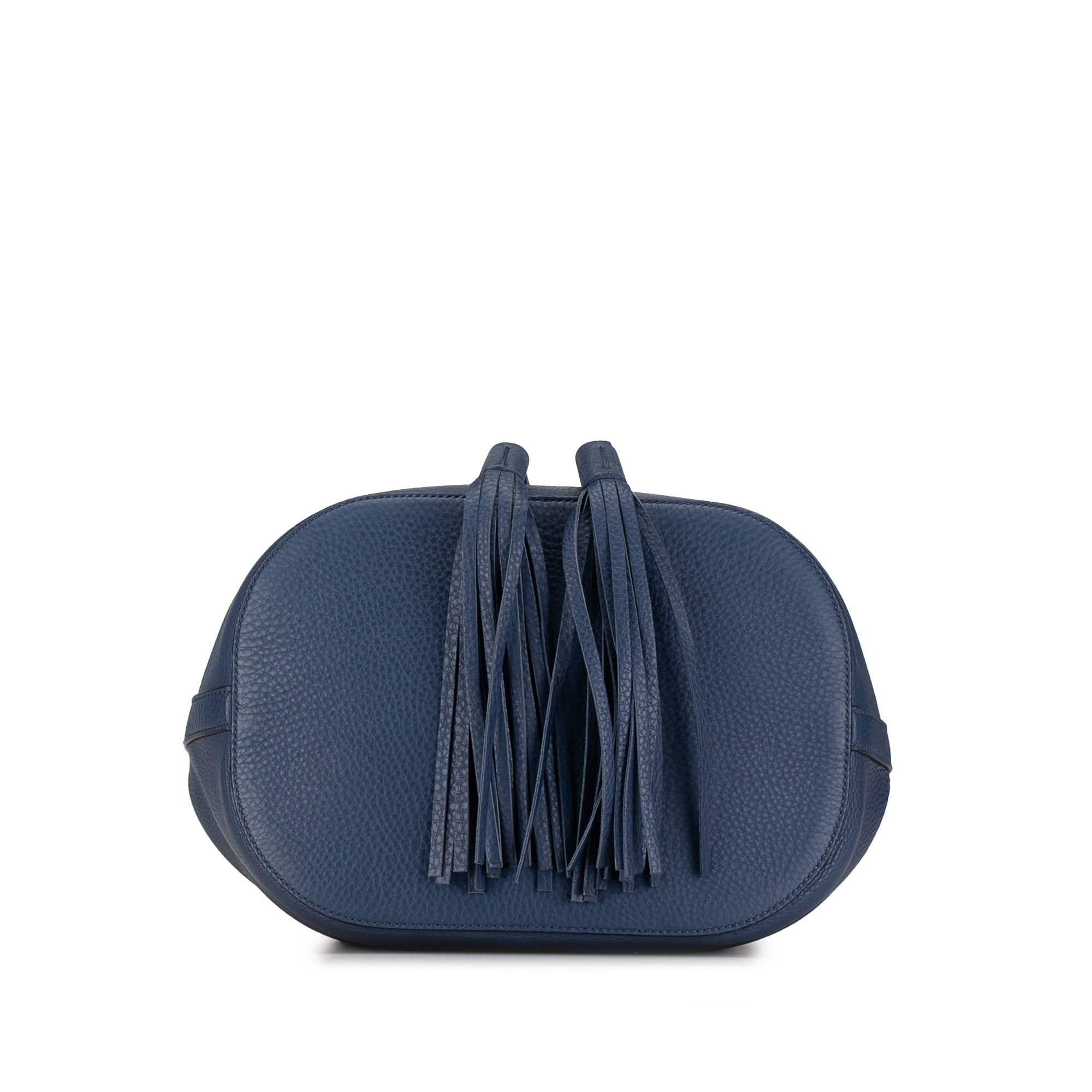 Miss Bamboo Leather Bucket Bag_3