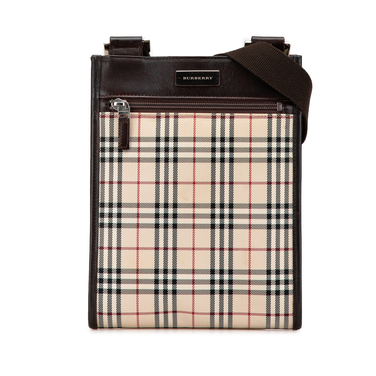 House Check Canvas Crossbody