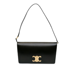 Leather Trapeze Triomphe Shoulder Bag