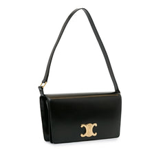 Leather Trapeze Triomphe Shoulder Bag