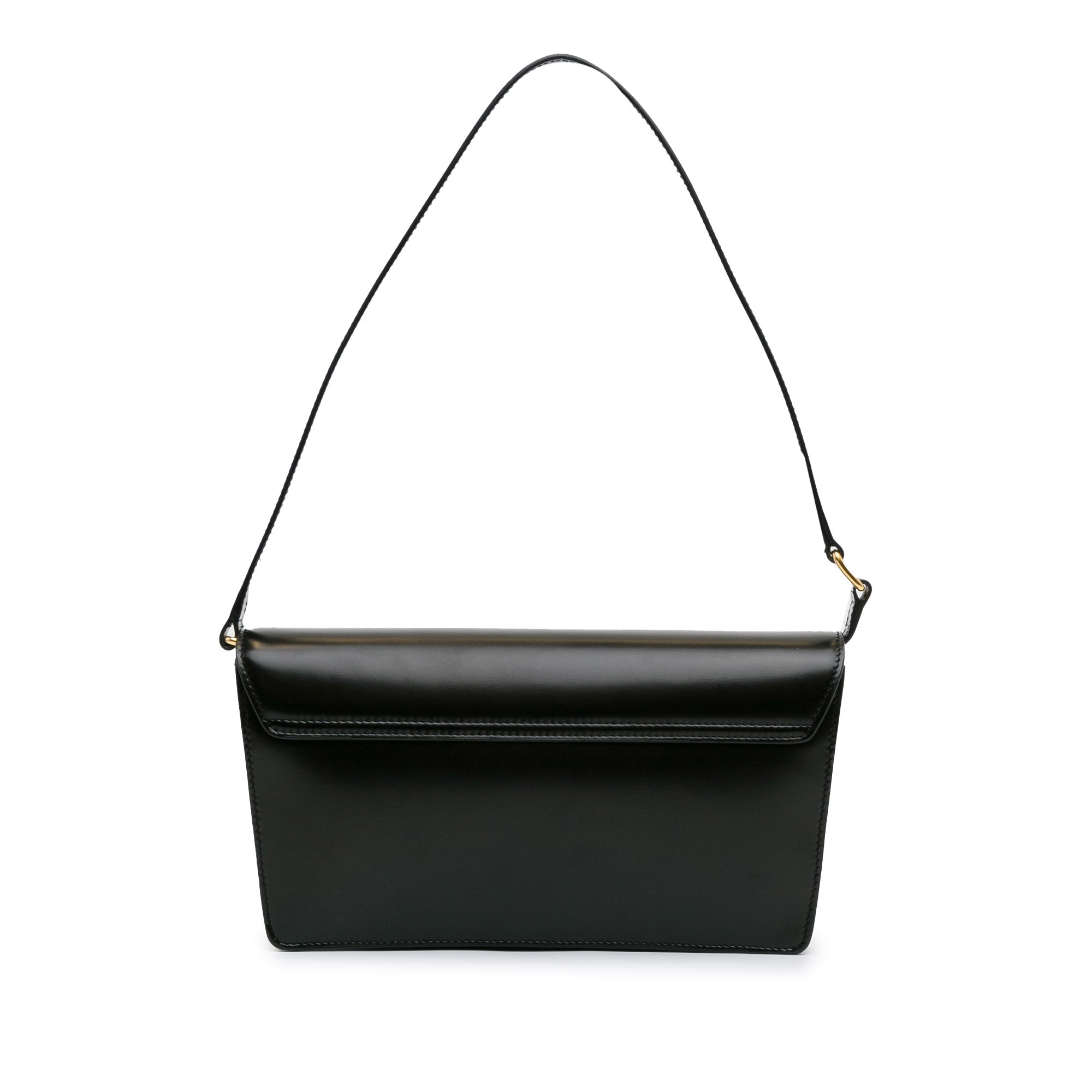 Leather Trapeze Triomphe Shoulder Bag