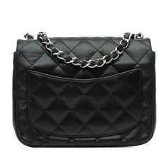 Mini Square Classic Lambskin Single Flap