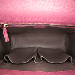 Medium Leather Miss Bamboo Crossbody