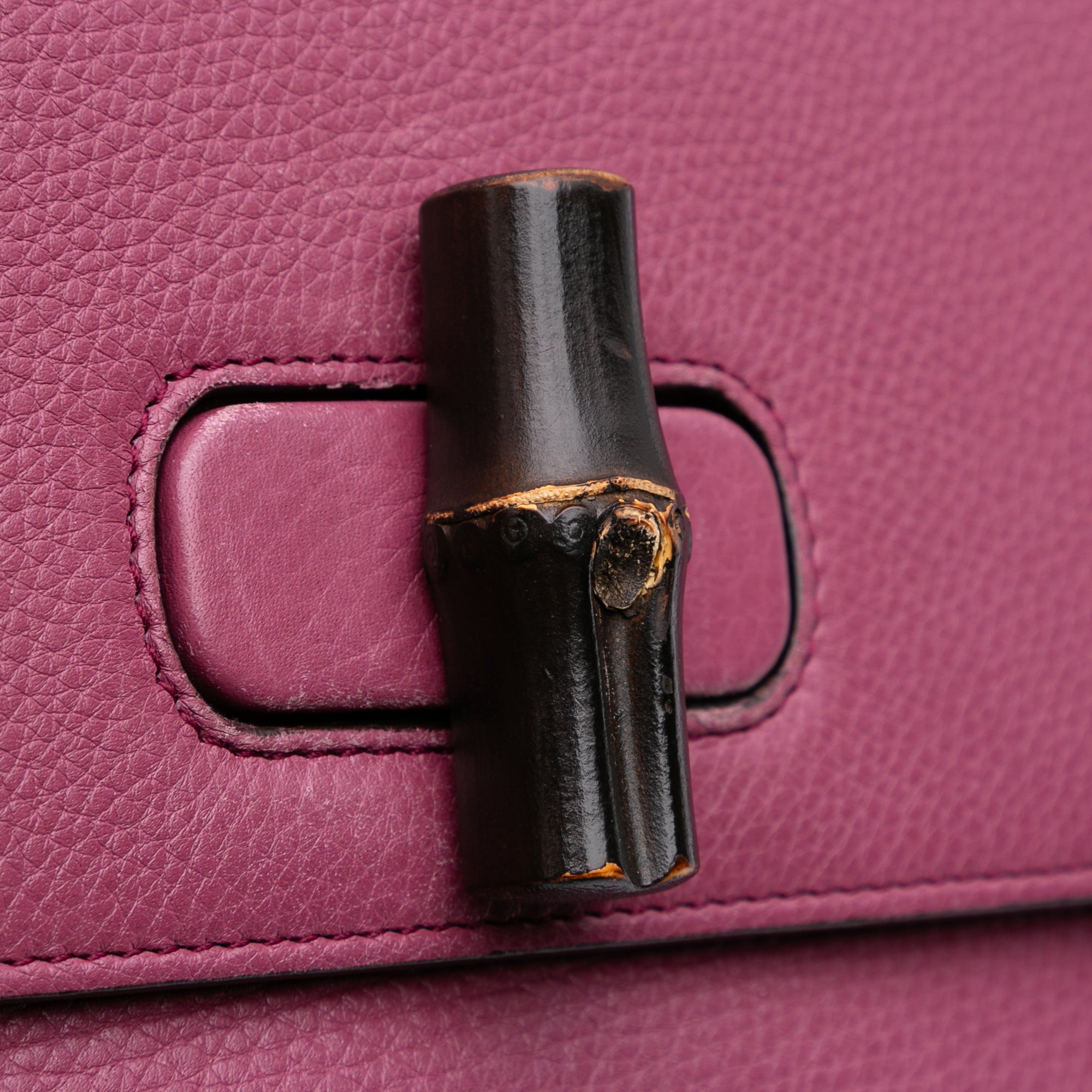 Medium Leather Miss Bamboo Crossbody