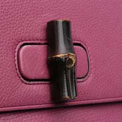 Medium Leather Miss Bamboo Crossbody