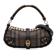 Smoke Check Studded Coated Canvas Cadet Satchel