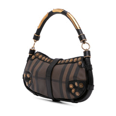 Smoke Check Studded Coated Canvas Cadet Satchel