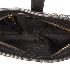 Smoke Check Studded Coated Canvas Cadet Satchel
