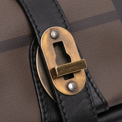 Smoke Check Studded Coated Canvas Cadet Satchel