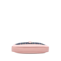 Limited Edition Small GG Embroidered Denim Floral Jackie 1961 Crossbody