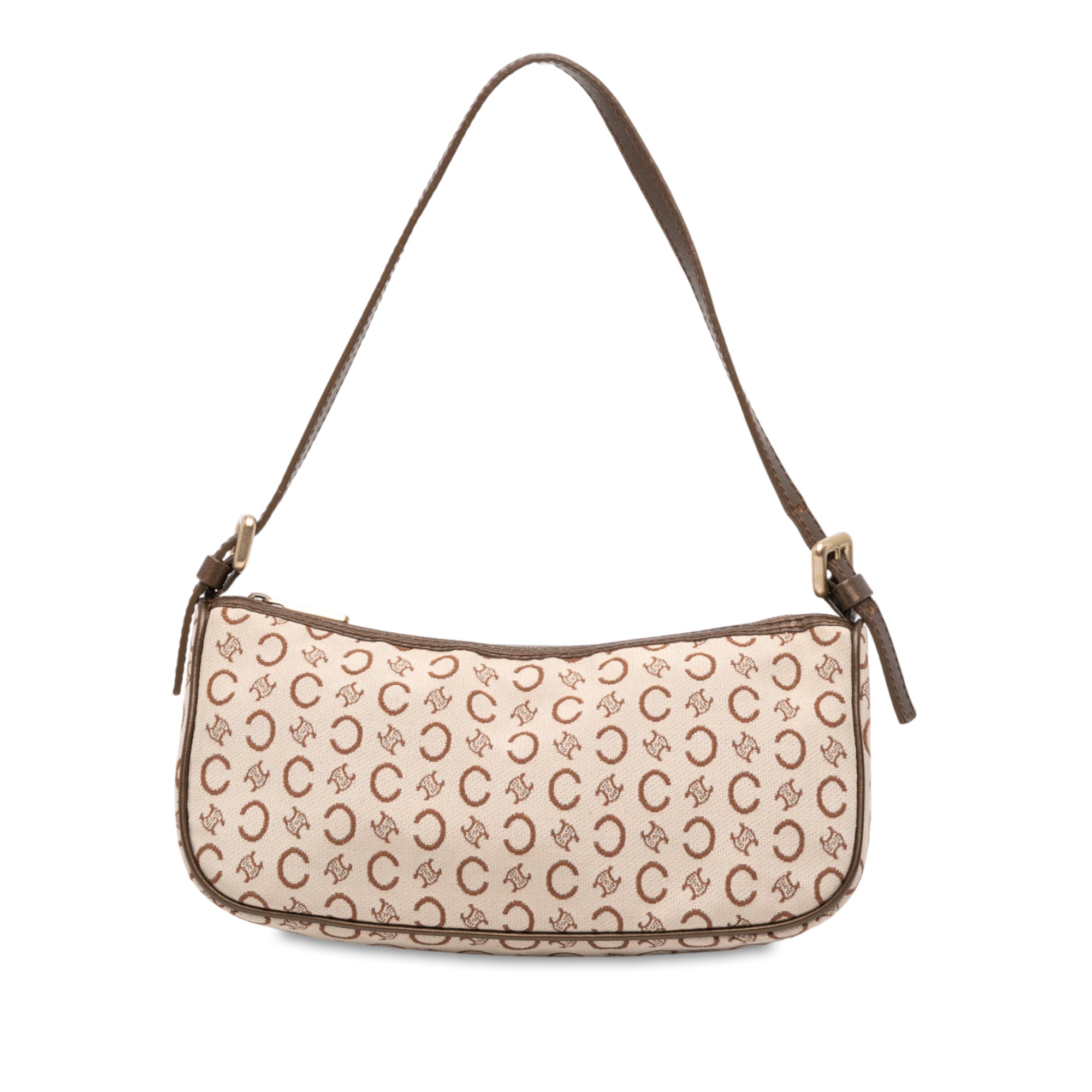 C Macadam Canvas Shoulder Bag