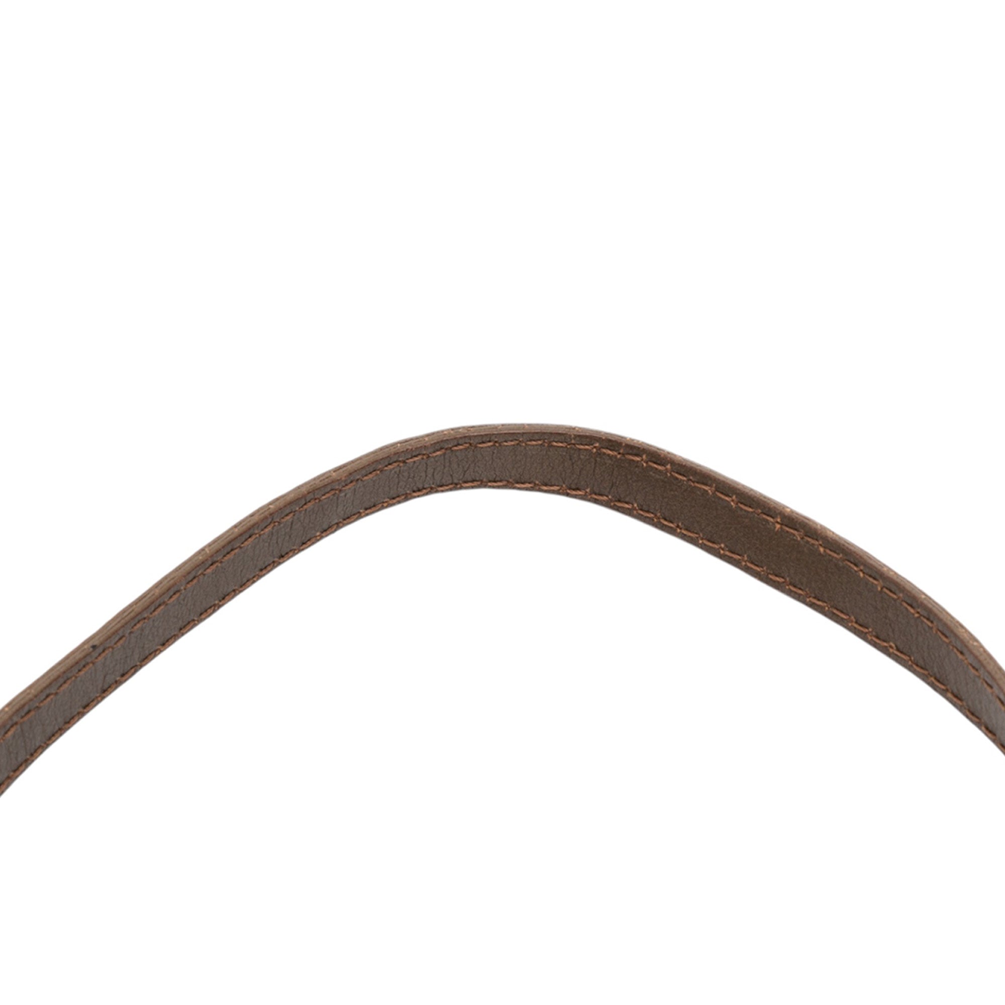 C Macadam Canvas Shoulder Bag