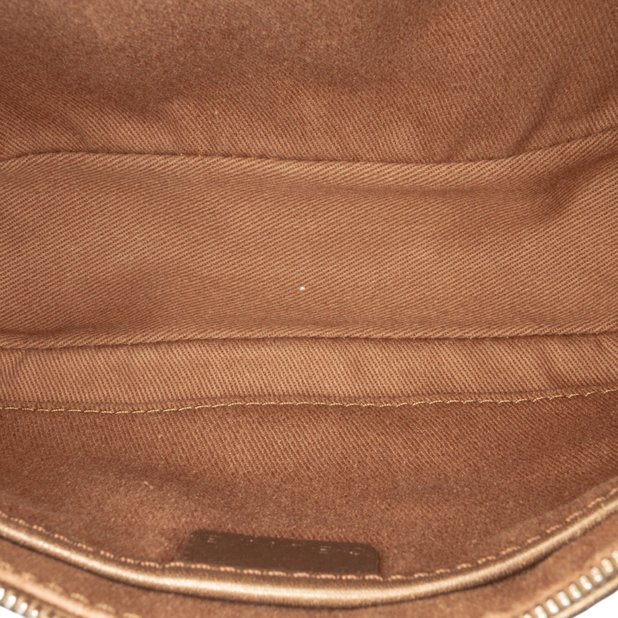 C Macadam Canvas Shoulder Bag