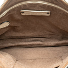 Nappa Intrecciato Check Grommet Palio Crossbody
