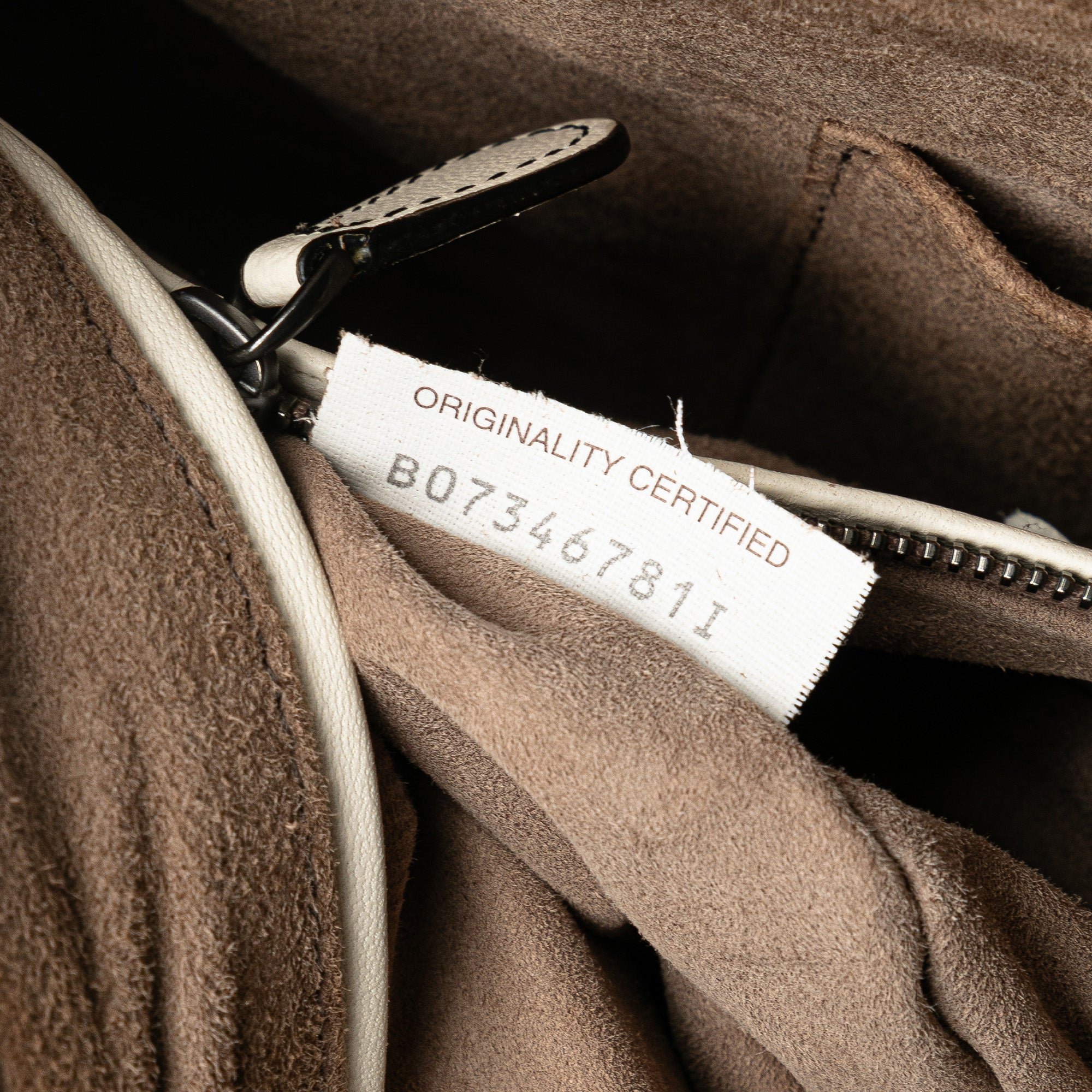 Nappa Intrecciato Check Grommet Palio Crossbody