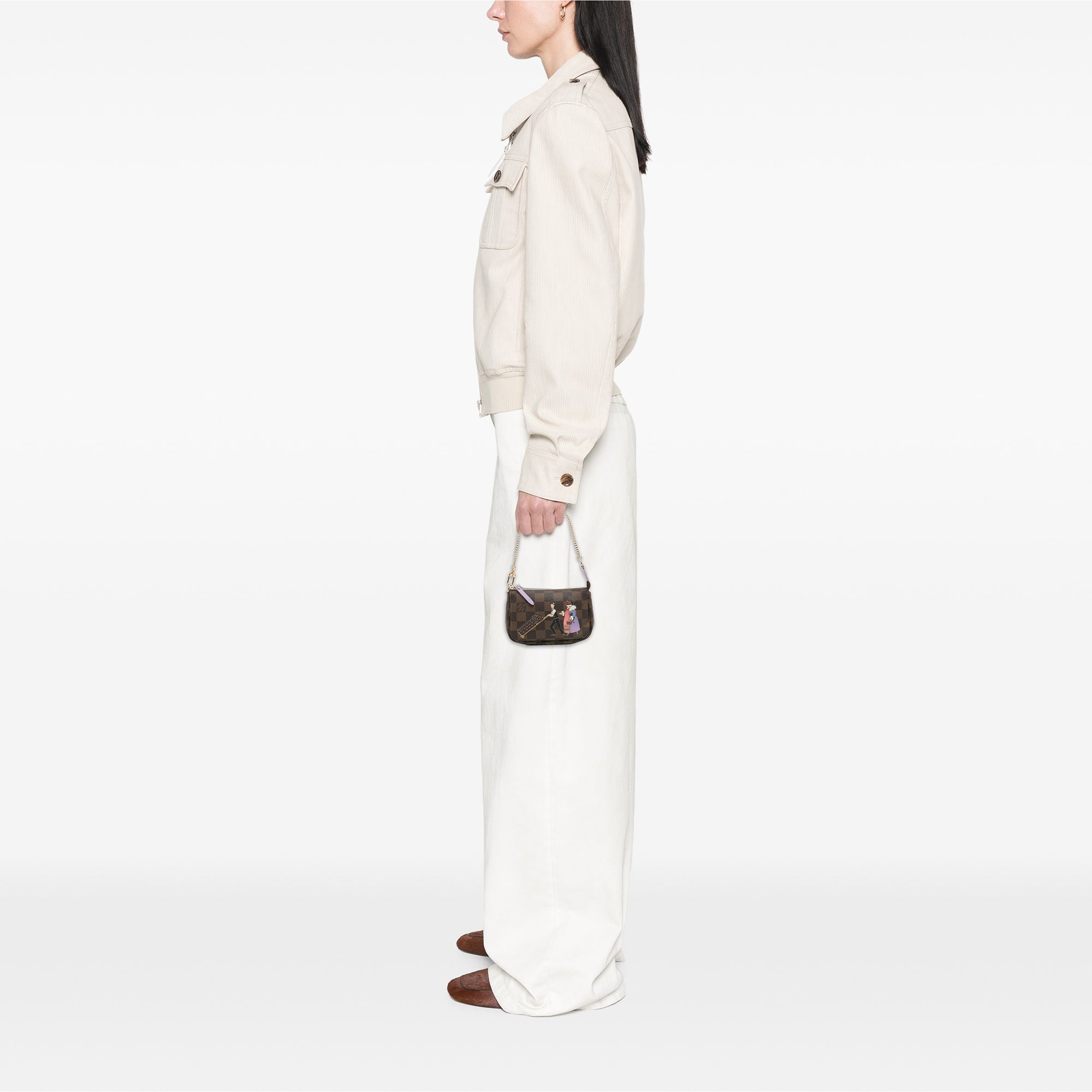 Damier Ebene Illustre Mini Pochette Accessories