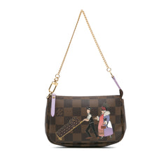 Damier Ebene Illustre Mini Pochette Accessories