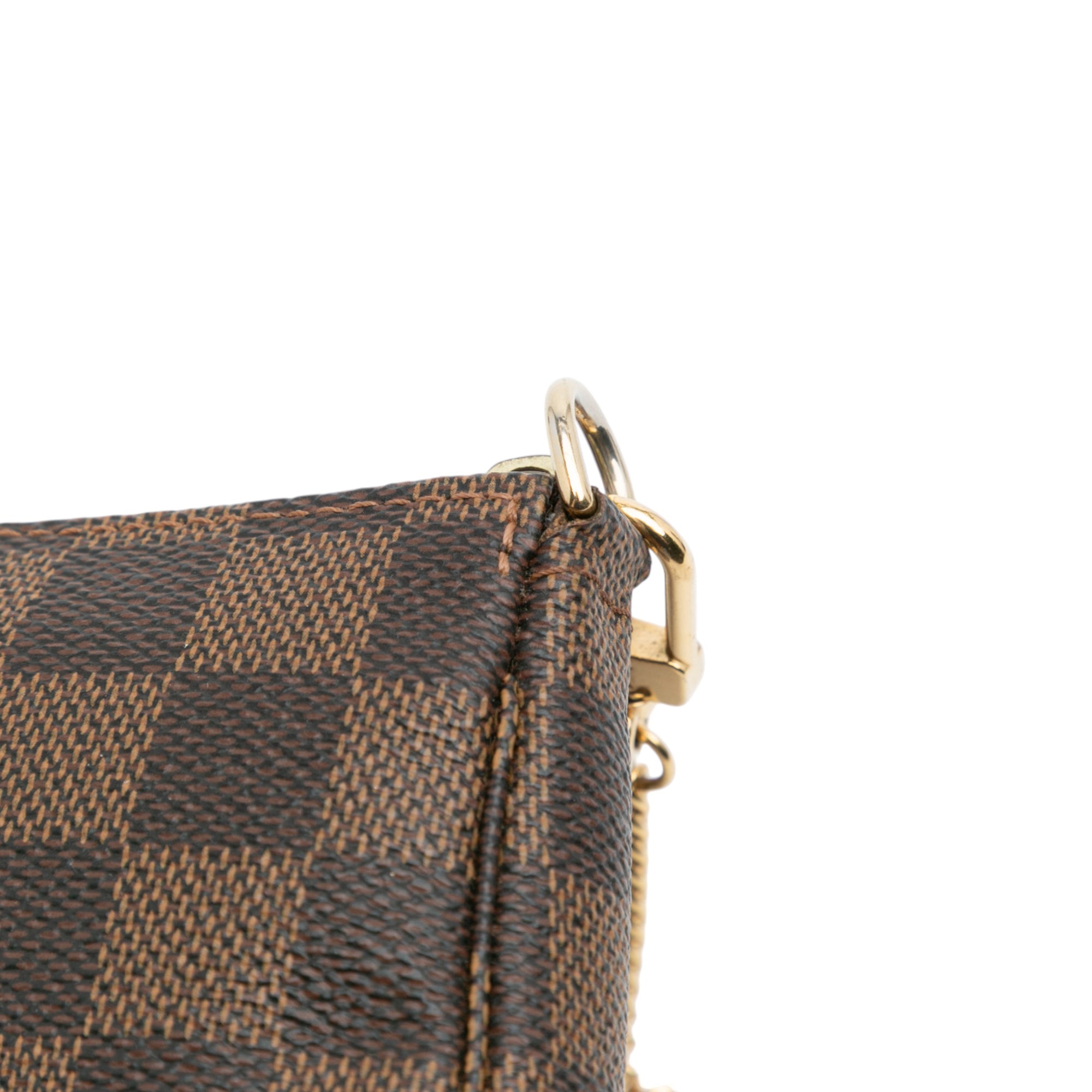 Damier Ebene Illustre Mini Pochette Accessories
