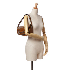 GG Canvas Asymmetric Horsebit 1955 Shoulder Bag