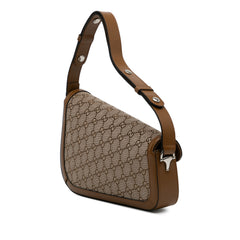 GG Canvas Asymmetric Horsebit 1955 Shoulder Bag